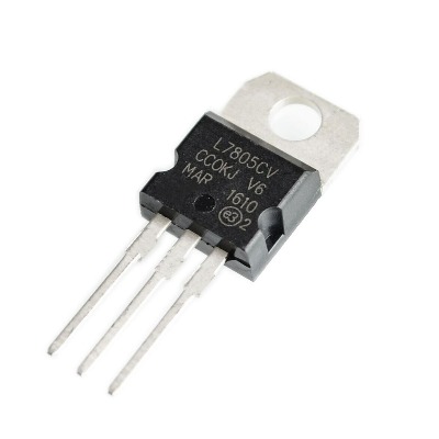 [RAW] 1 x LM7805 L7805CV 7805 TO-220 5V 1.5A Voltage Regulator STMicroelectronics