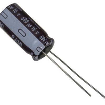 [RAW] 1 x Aluminum Electrolytic Capacitor 680uF 16V 10x16mm Nichicon