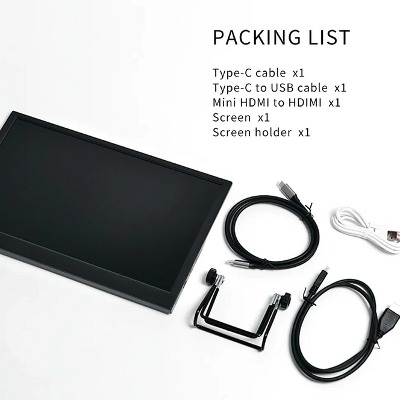 11.6 inch Portable monitor 1366X768 lcd display TFT gaming monitor for PC Raspberry Pi - HDMI-Compatible